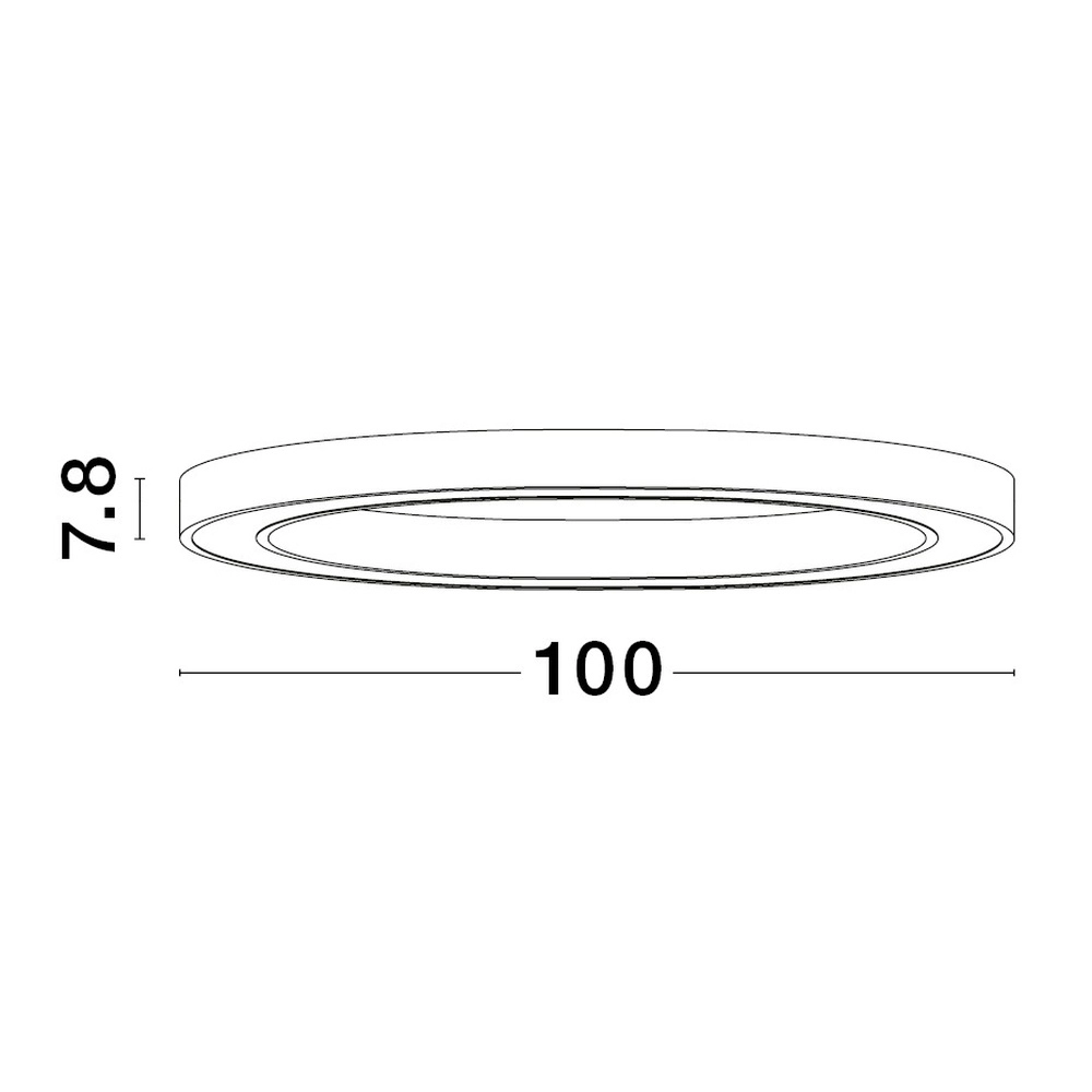 Plafonnier design Sting blanc Ø 100cm Lyora 5212017437525