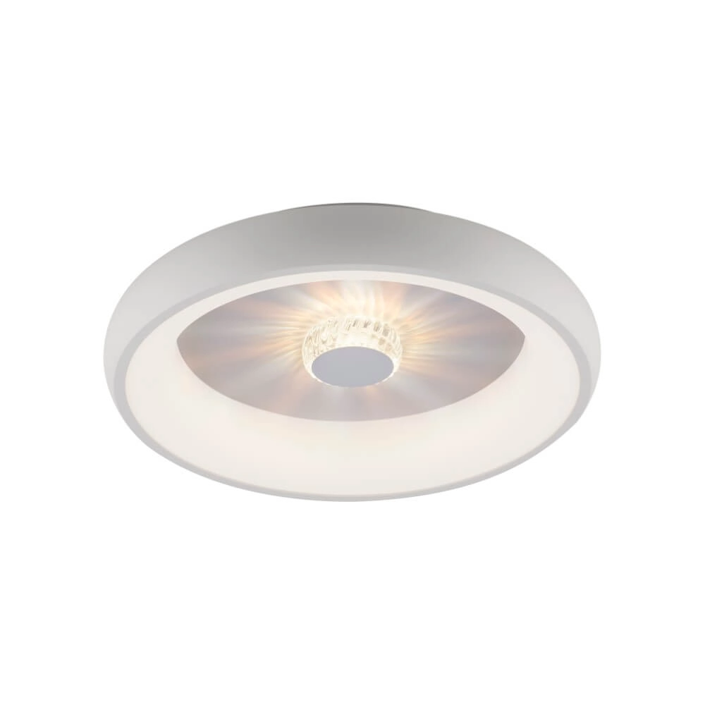 Plafonnier rond Vertigo blanc Ø 46,5cm Plafonnier rond Vertigo blanc Ø 46,5cm