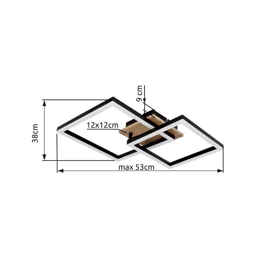 Plafonnier pivotant Bossy 18 W Globo 9007371435104