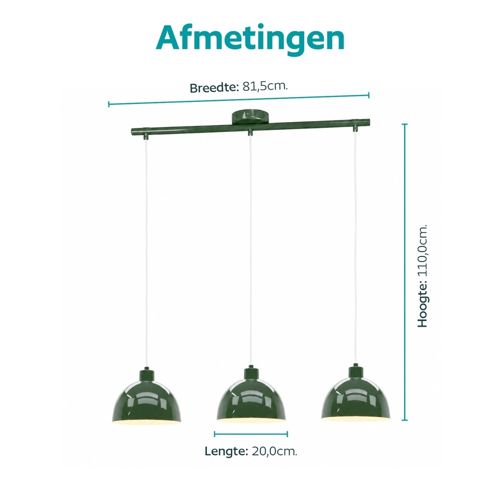 Lampe suspendue Cazalilla Vert Eglo 9008606405657