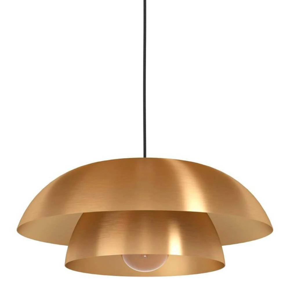 Lampe à suspension design dorée Cenciara Ø40cm Eglo 9008606274390