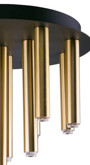 Plafonnier en or noir Stalactite Lyora 5903139905497