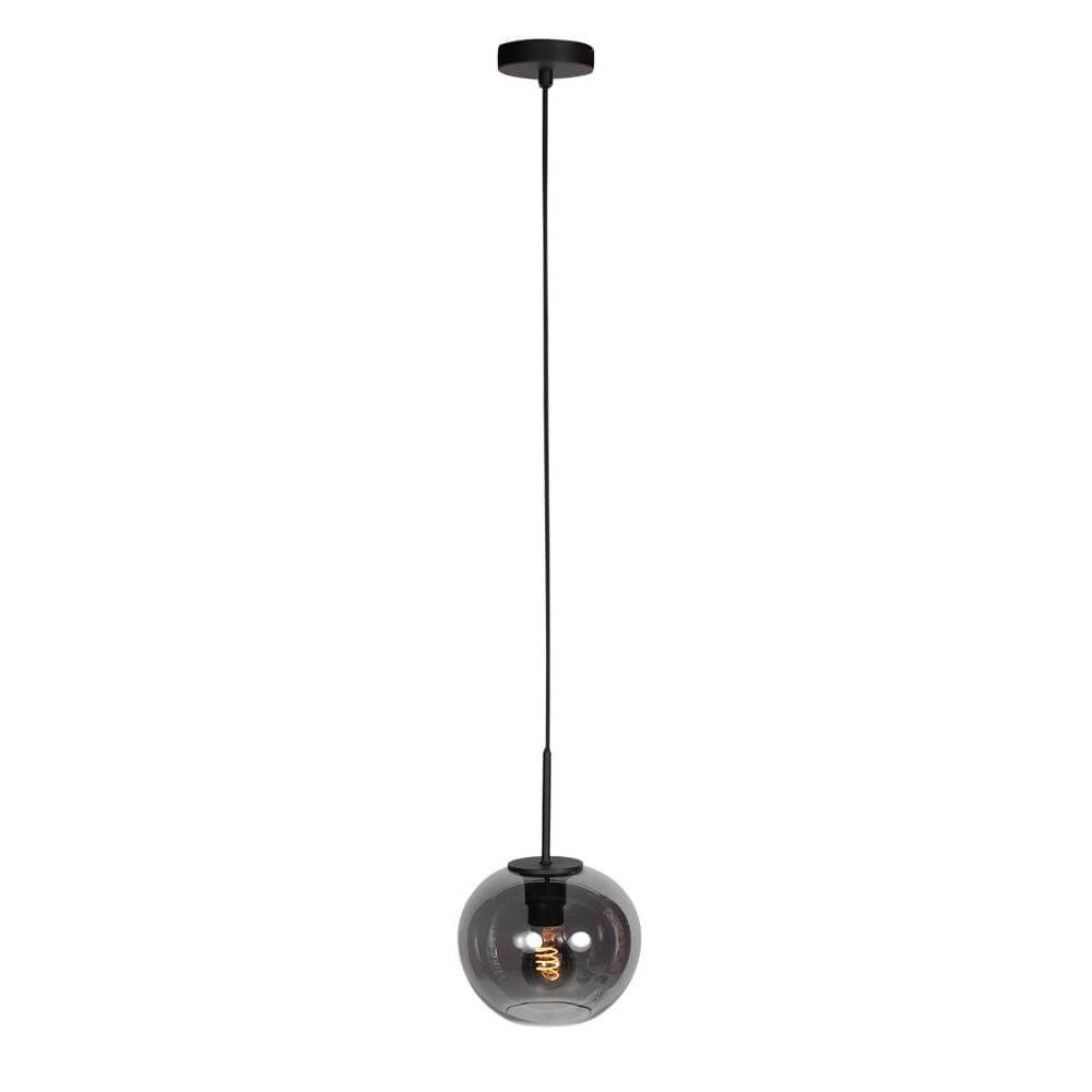 Suspension HaloSwap avec 1 boule de verre à fumée Ø 20cm Steinhauer 8712746179736