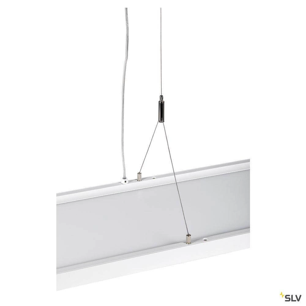 Lampe suspendue de bureau LED Worklight Dali 57w - 4000K - 120cm blanc SLV 4024163254588