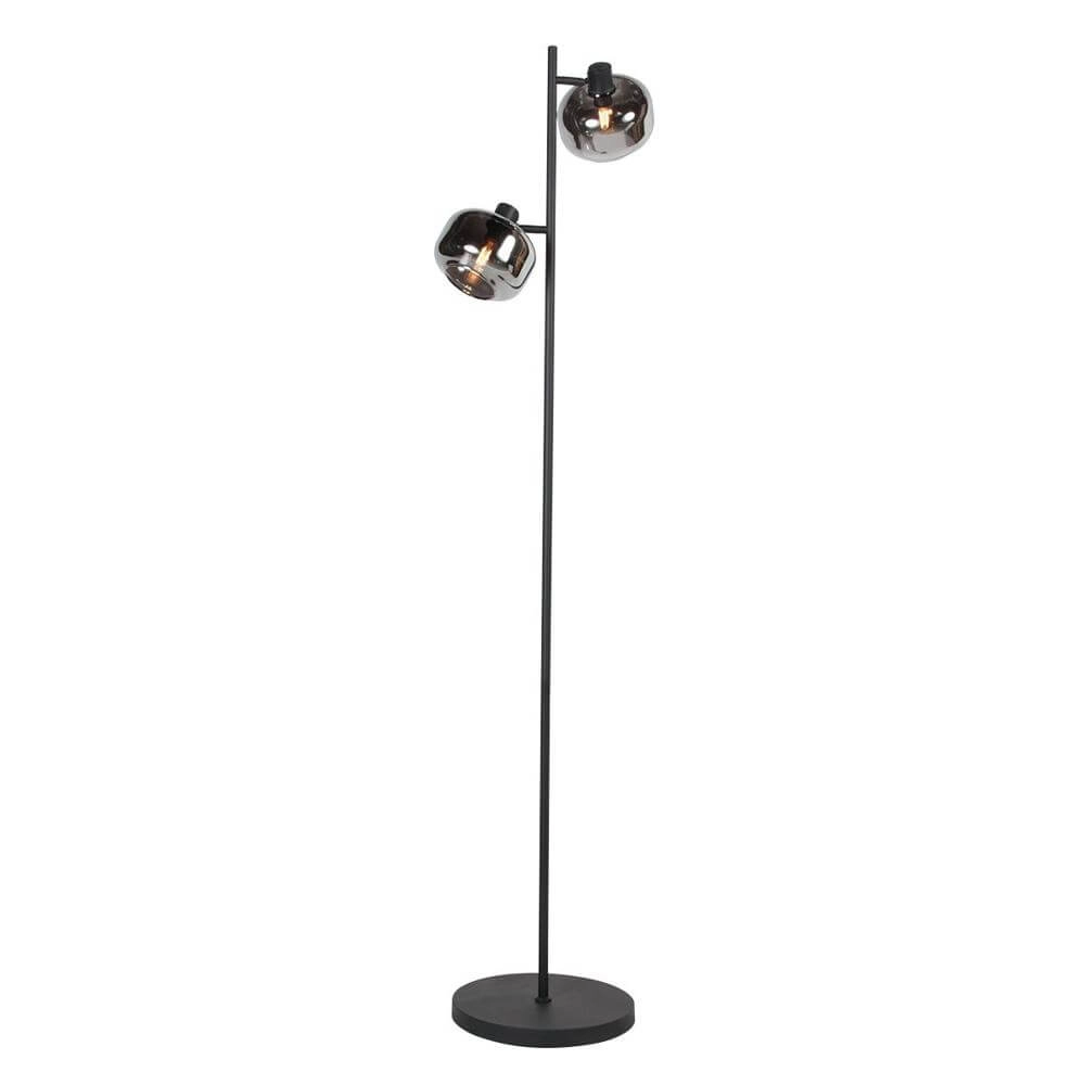 Lampadaire noir Tenebris 2 lumières Steinhauer 8712746178159