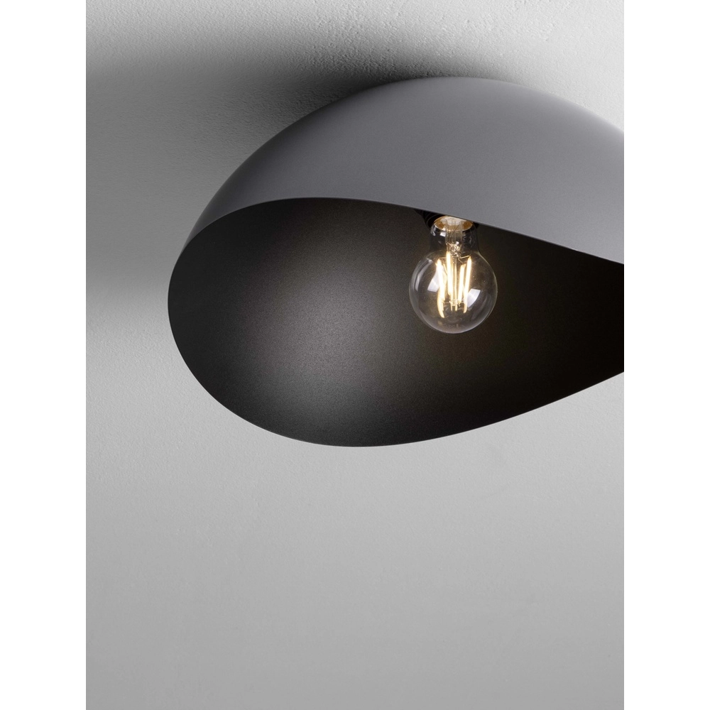 Plafonnier Opsi noir Ø 40cm Lyora 5212017458049