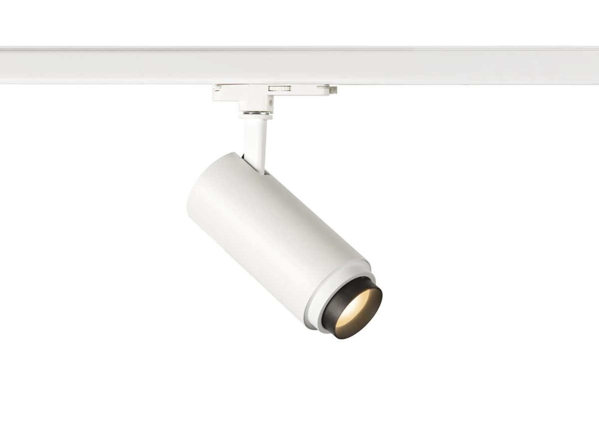 Railspot 3-phasé Numinos Zoom M Dali blanc/noir 3000K - 15 deg SLV 4024163261968