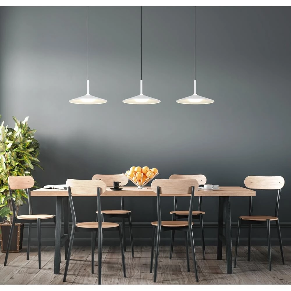 Suspension blanche Lampone Conception à 3 lumières Globo 9007371447374