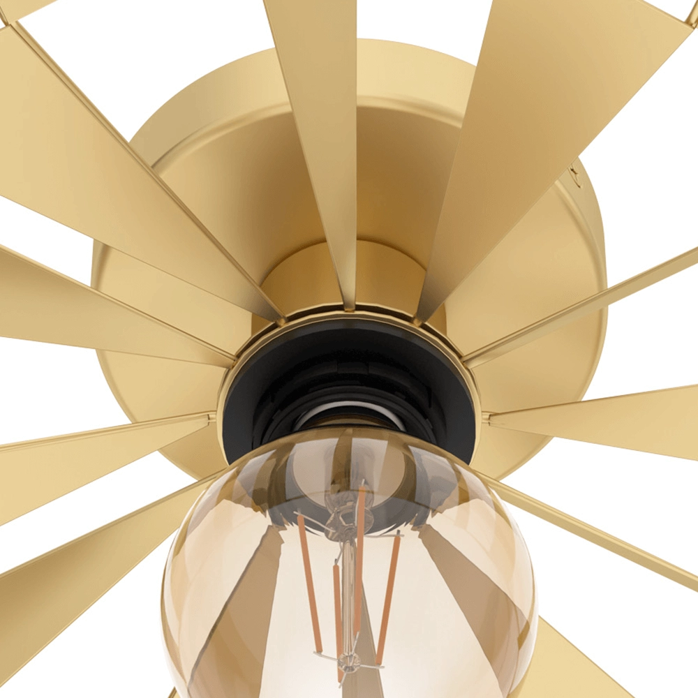 Plafonnier doré Castanuelo Ø 42,5 cm Eglo 9002759435998