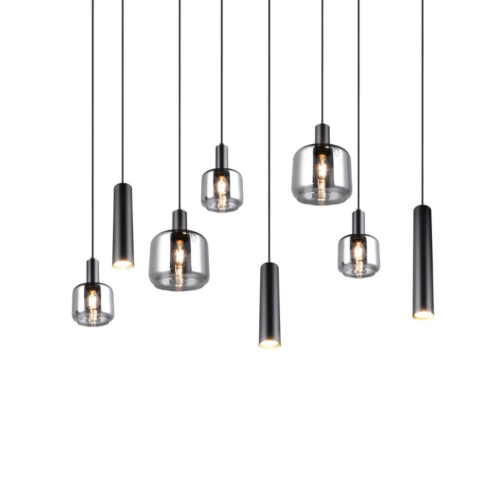 Lampe suspendue pour table à manger Mataro avec pendules Trio 4017807612929