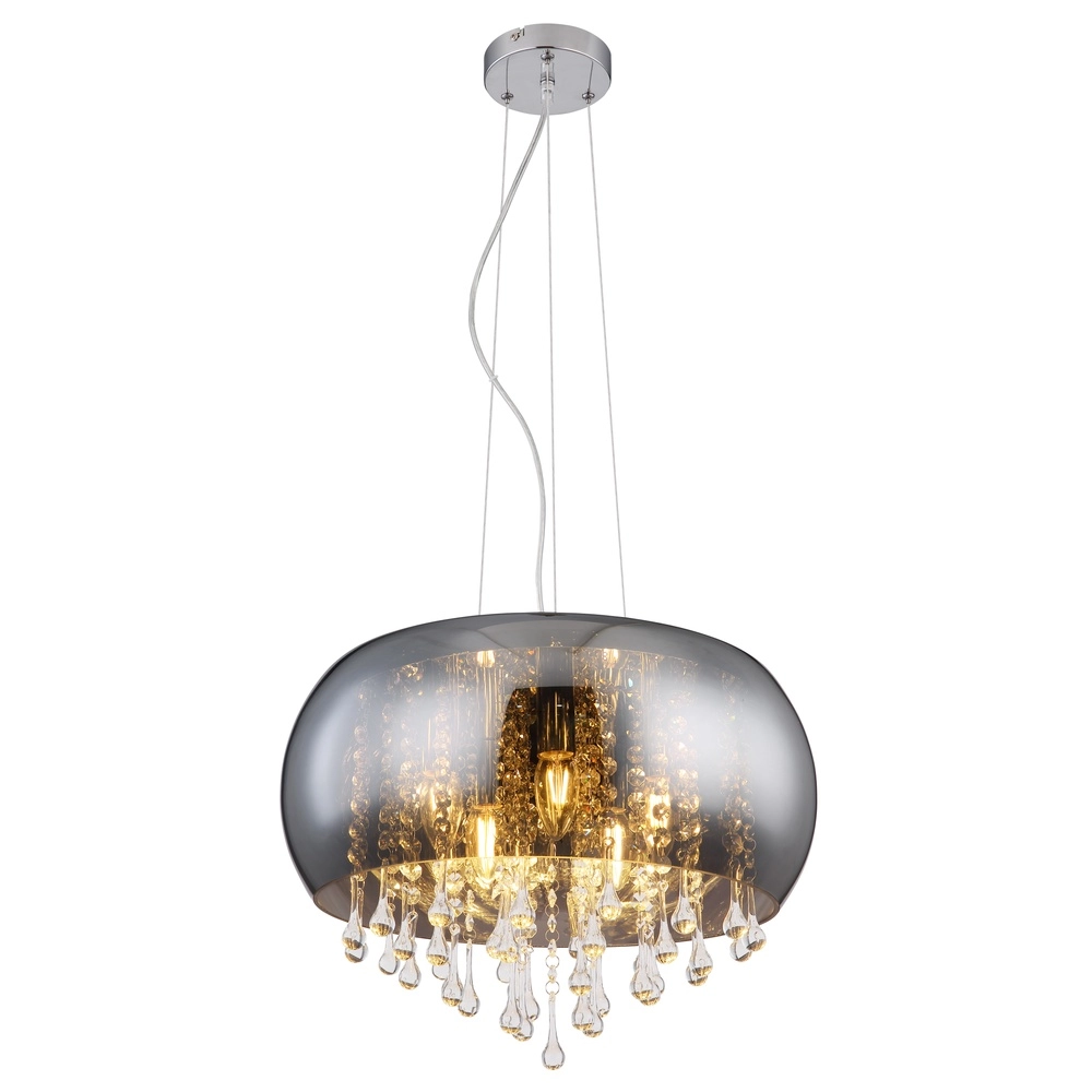 Lampe suspendue Kalla Ø chrome 44cm