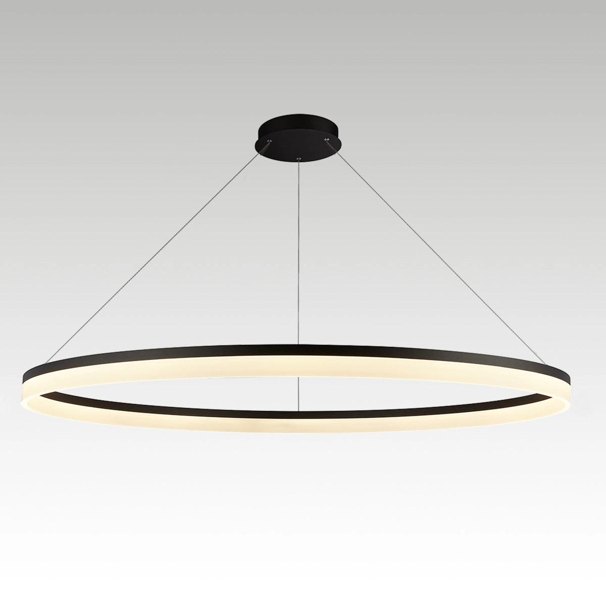 Lampe suspendue élégante Ara Ø 150cm noir
