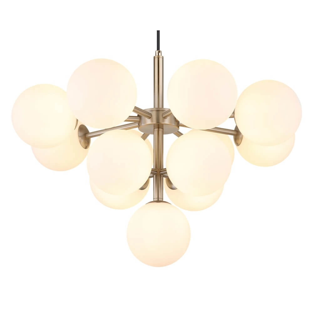 Suspension nickel Grappy 13 lumières Globo 9007371456123
