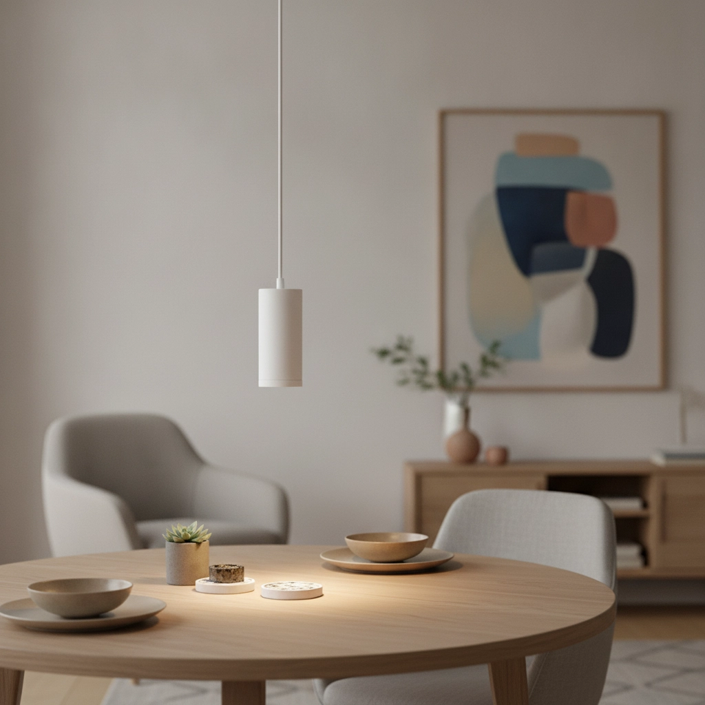Suspension design Milano blanc 15cm