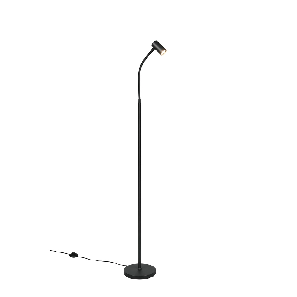 Lampadaire de conception Taryn Noir Trio 4017807685756