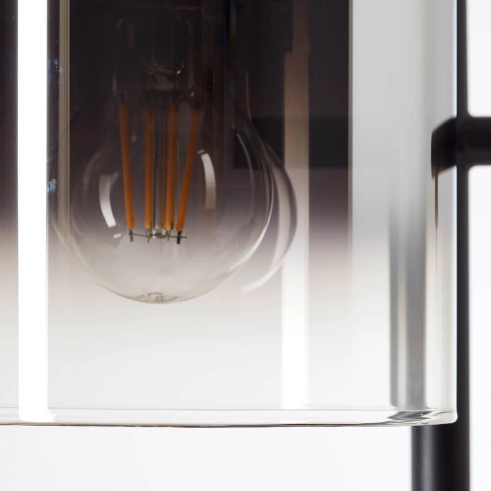 Lampadaire noir Simonis 3 lumières Brilliant 4004353397813