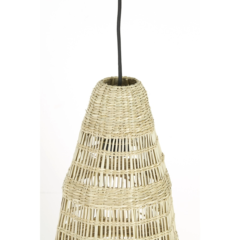 Lampe suspendue en herbe marine Latika 52 cm de haut - 1x E27 Light & Living 8717807644048