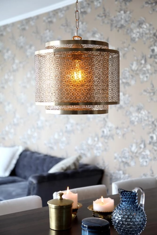 Lampe suspendue Hermine laiton mat By Rydéns 7391741004017