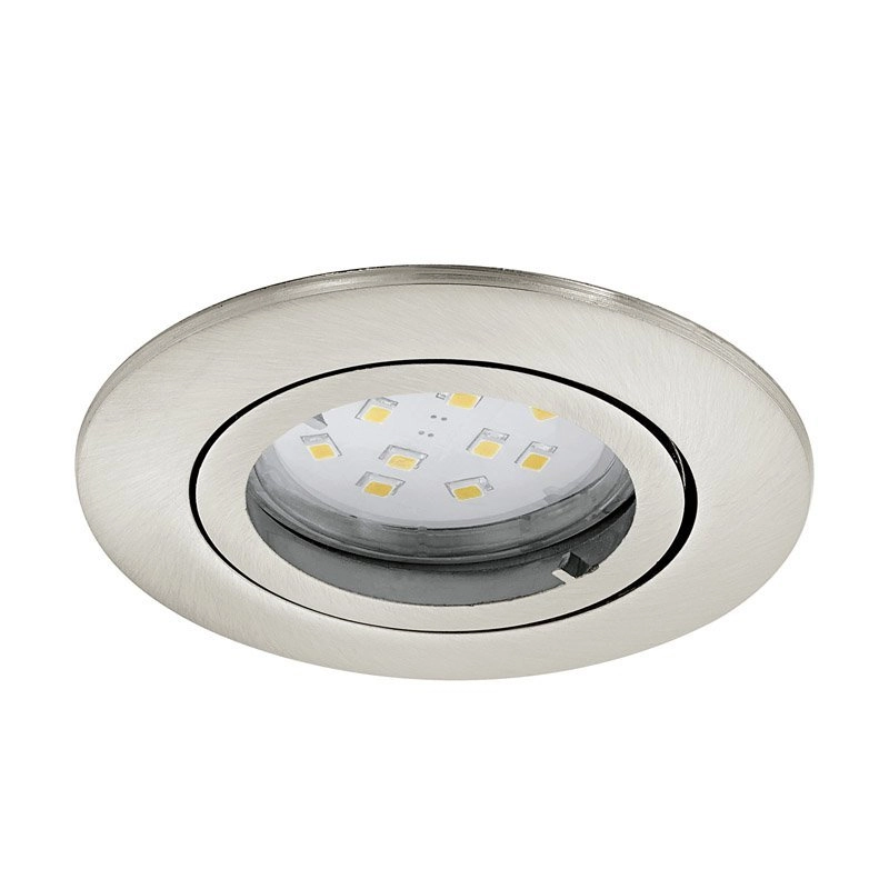 Spot de plafond LED Tedo 8 cm nickel mat Spot de plafond LED Tedo 8 cm nickel mat