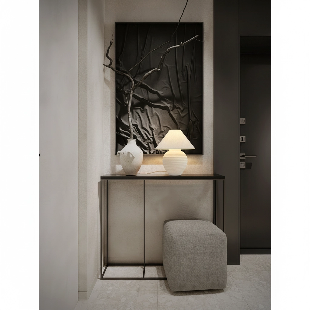 Lampe de table Japandi Silia beige