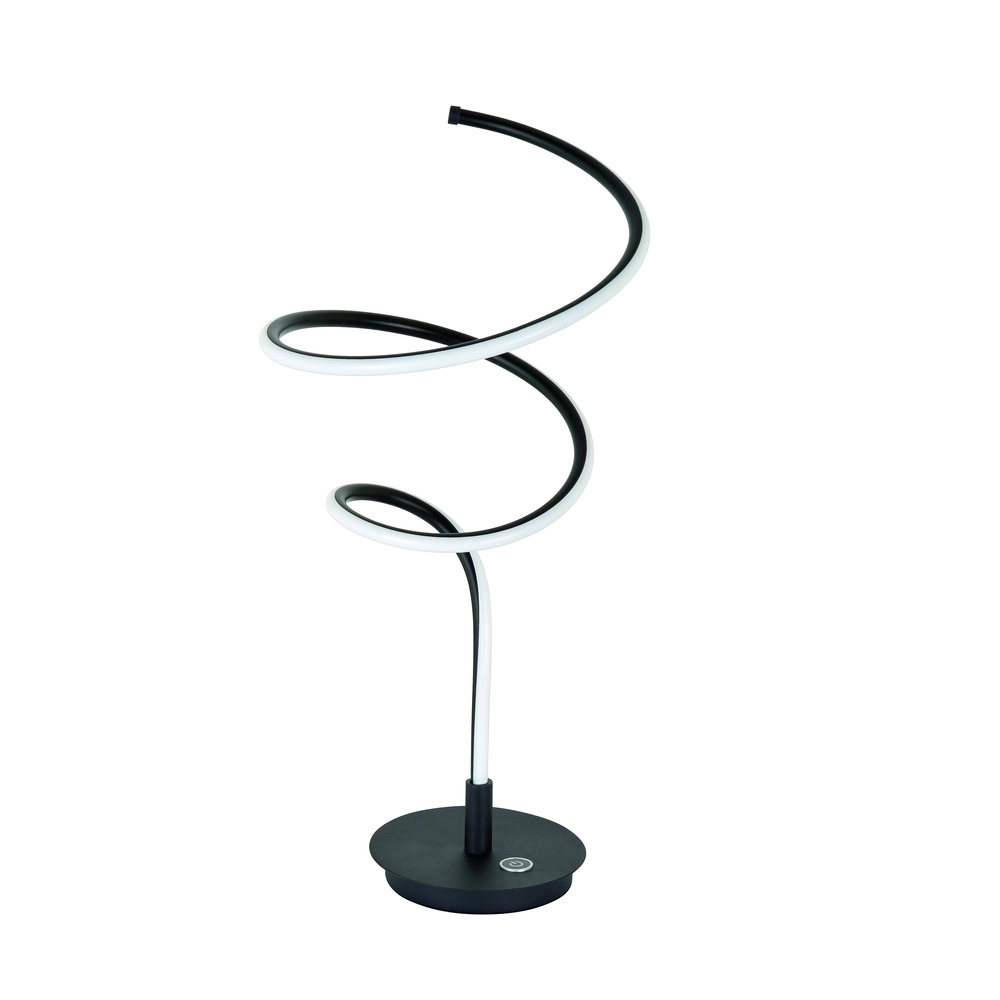 Lampe de table design Curle noir Ø 27cm Lampe de table design Curle noir Ø 27cm