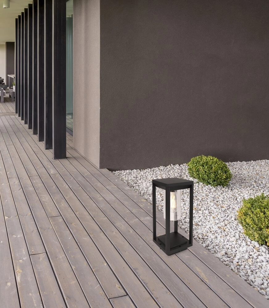 Lampe de terrasse noire Candela Globo 9007371406500