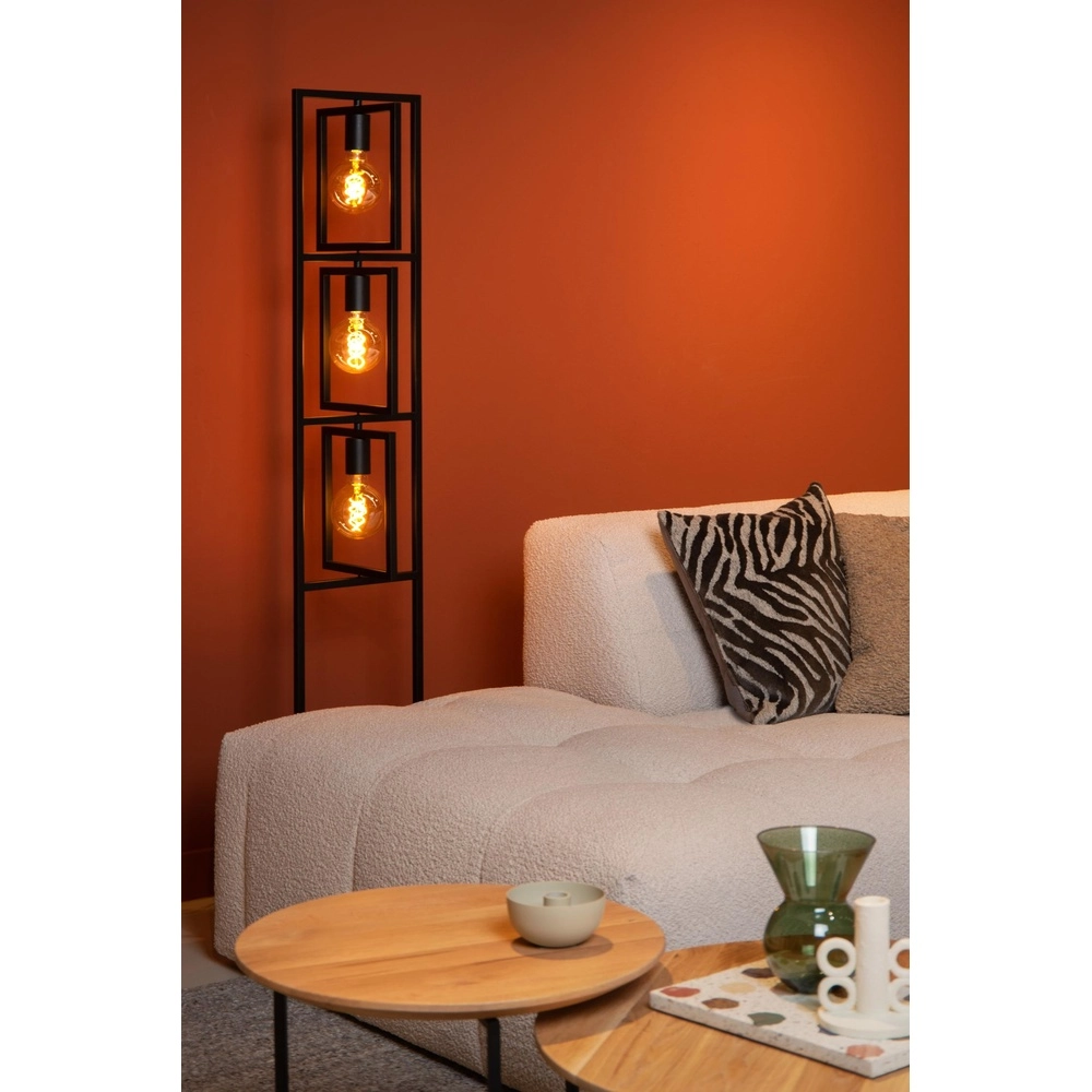 Lampe de pied Luuk Noir à 3 lumières Lucide 5411212010858