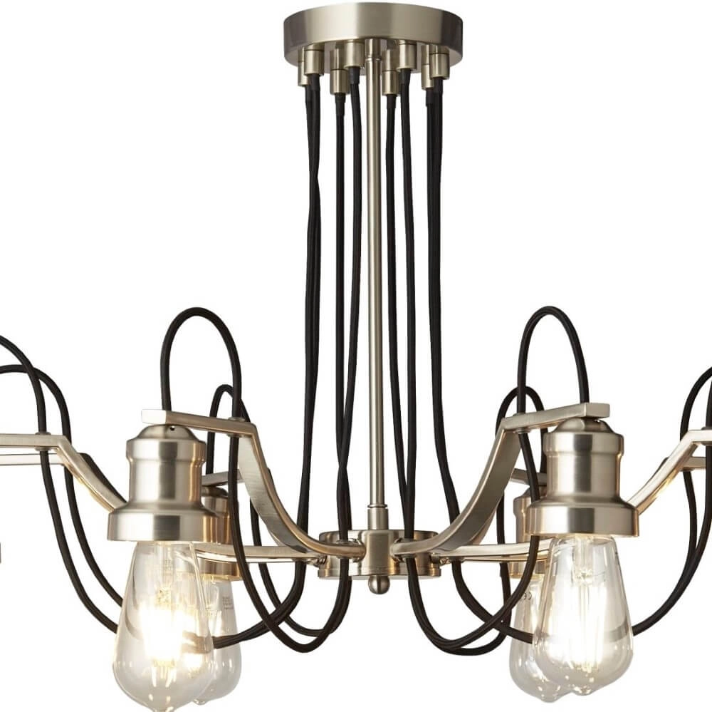 Lampe à suspension industrielle Olivia Ø70cm Searchlight 5053423193014