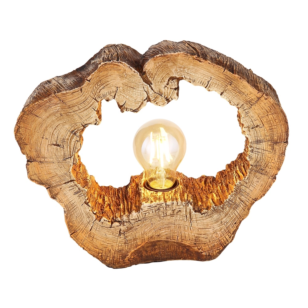 Lampe de table unique Vinzenz bois Globo 9007371426706