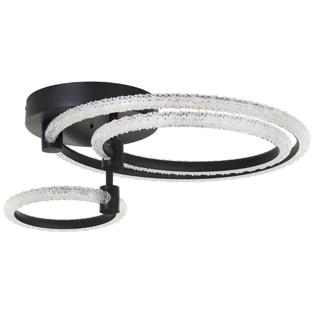 Plafonnier rond Aydin blanc Brilliant 4004353442087