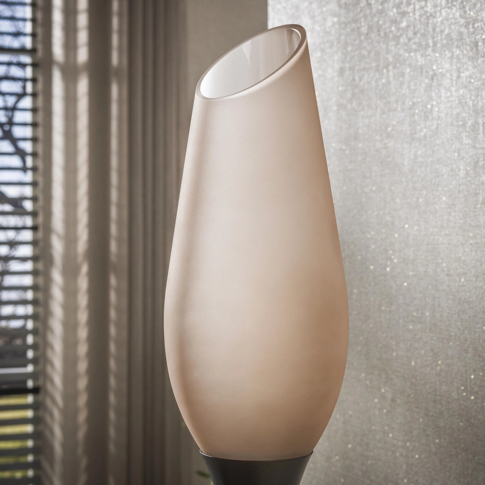 Lampe de pied en verre Cocoon 3x E27 - 168cm - verre dépoli Lyora 8716803511873