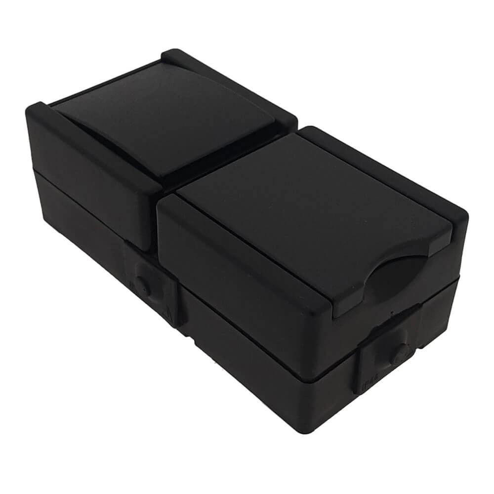 Prise et interrupteur ProAQA noir Lyora 4008224658942