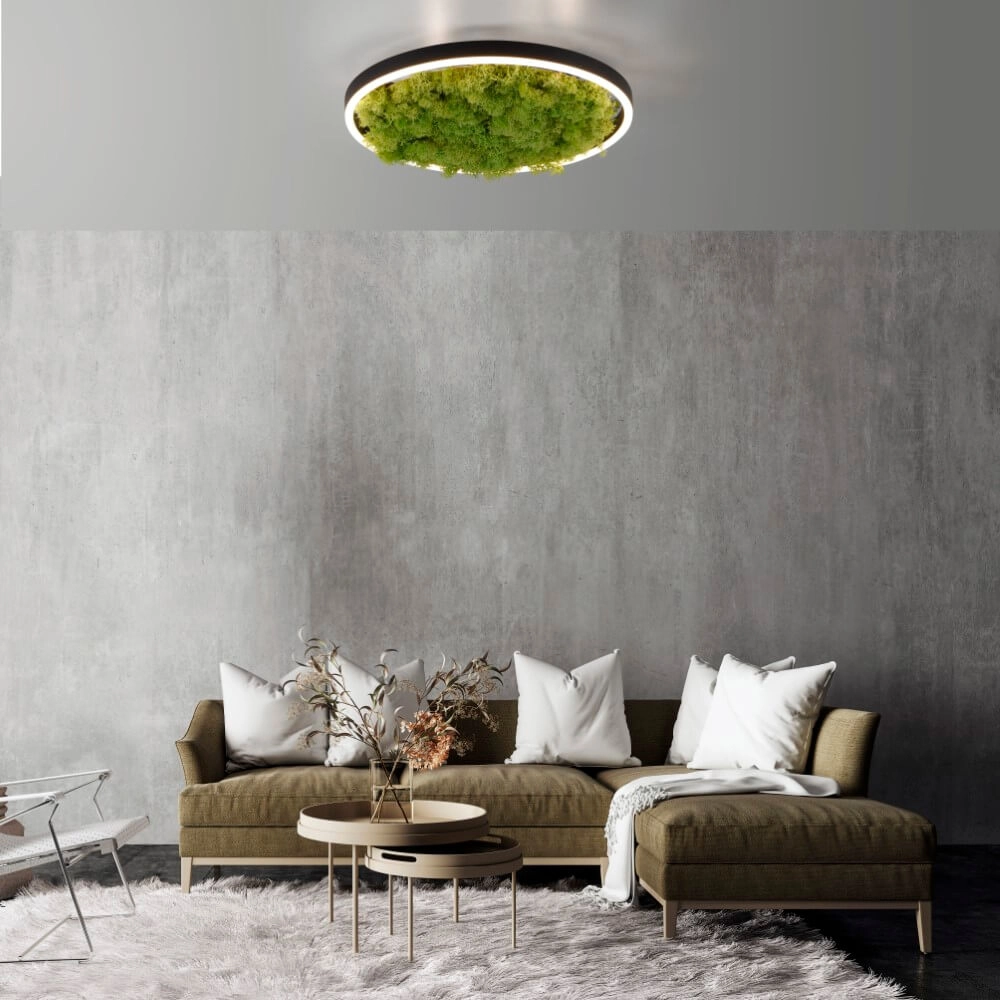 Plafonnier Green Ritus avec mousse Ø 39,3cm Just Light 4043689994792