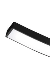 Plafonnier noir Route 3 rayures Trio 4017807471281