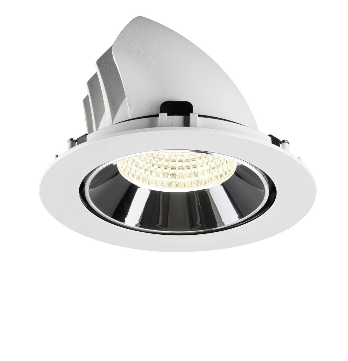 Spot encastré Numinos Gimble XL blanc/chrome 4000K - 55 deg SLV 4024163308373