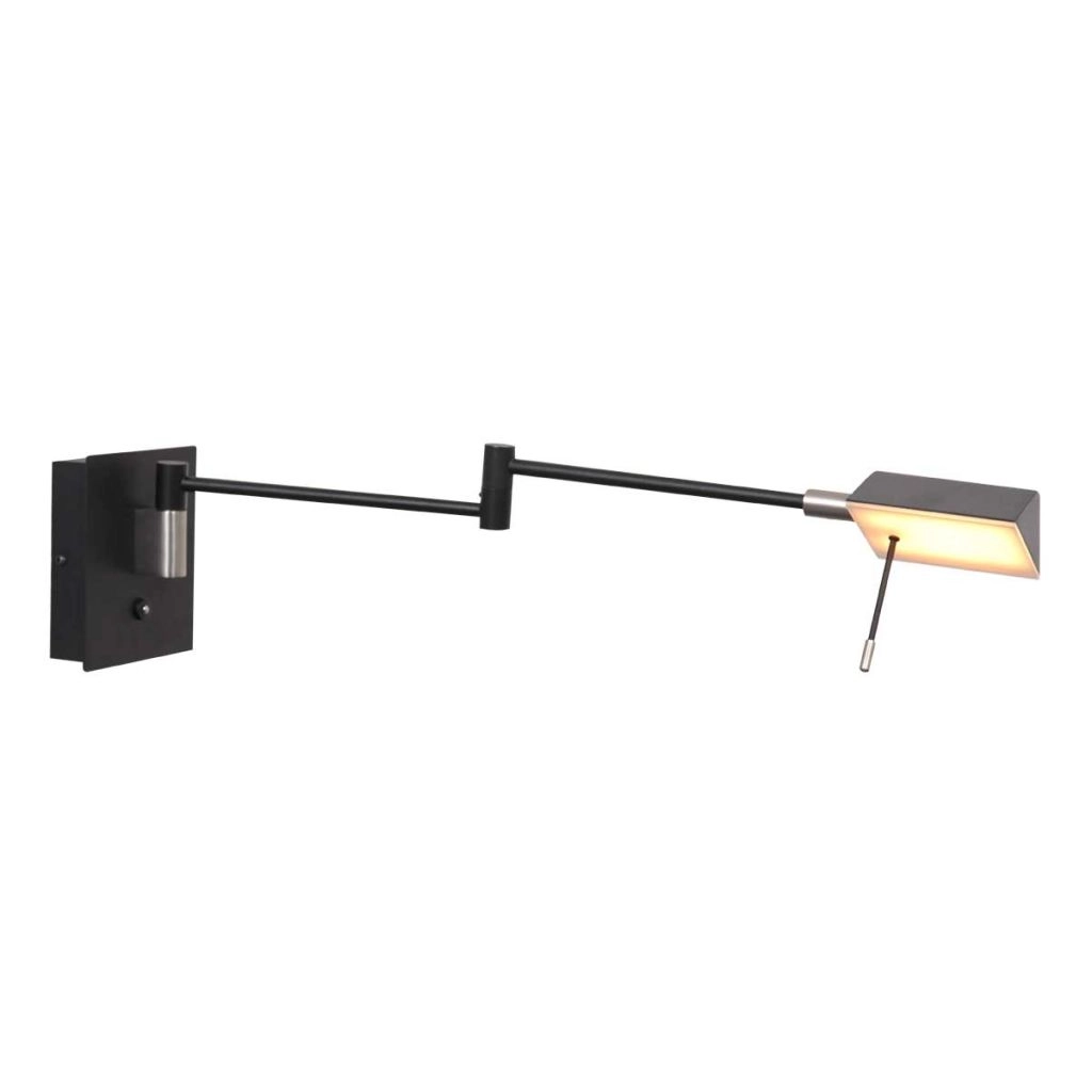 Lampe de lecture murale Retina Noir Steinhauer 8712746165104