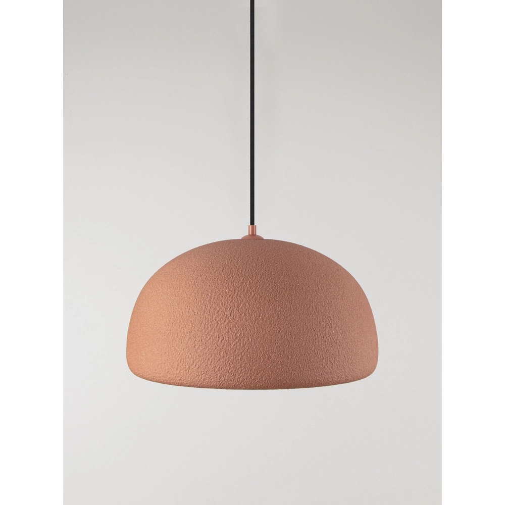 Lampe pendante moderne Davo terre cuite Ø 43cm Lyora 5212017495648