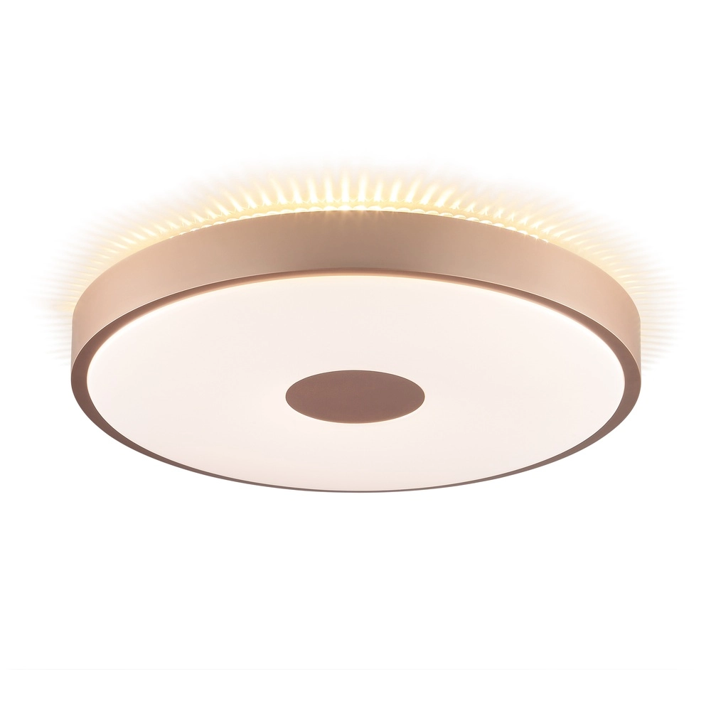 Éclairage de plafond Tavis or rose Ø 44,5 cm Brilliant 4004353477584
