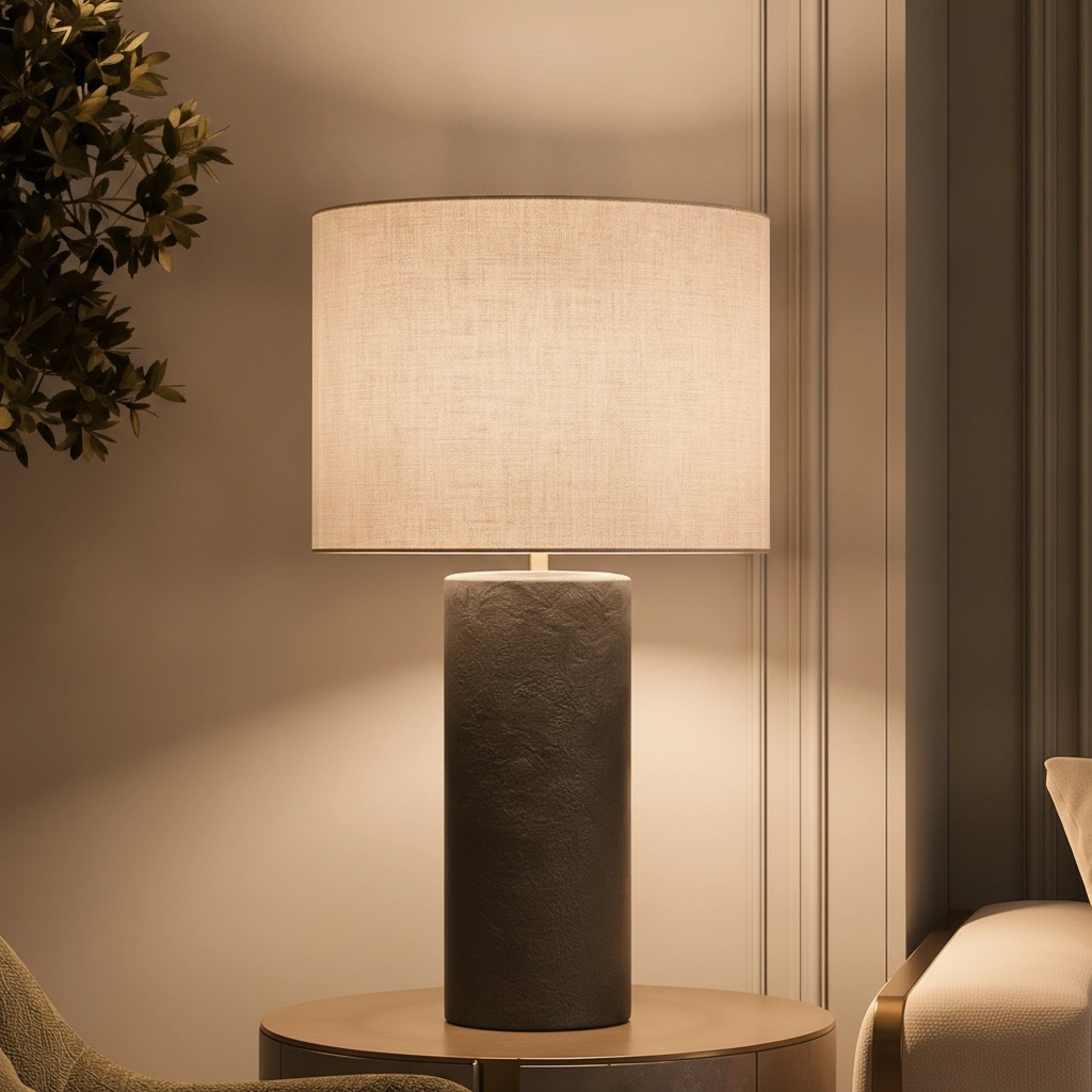 Lampe de table Norr noir et blanc