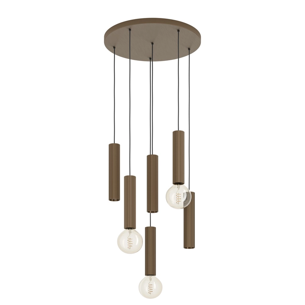 Lampe pendante de conception Fariolo Bronze 6 faux Ø 48cm