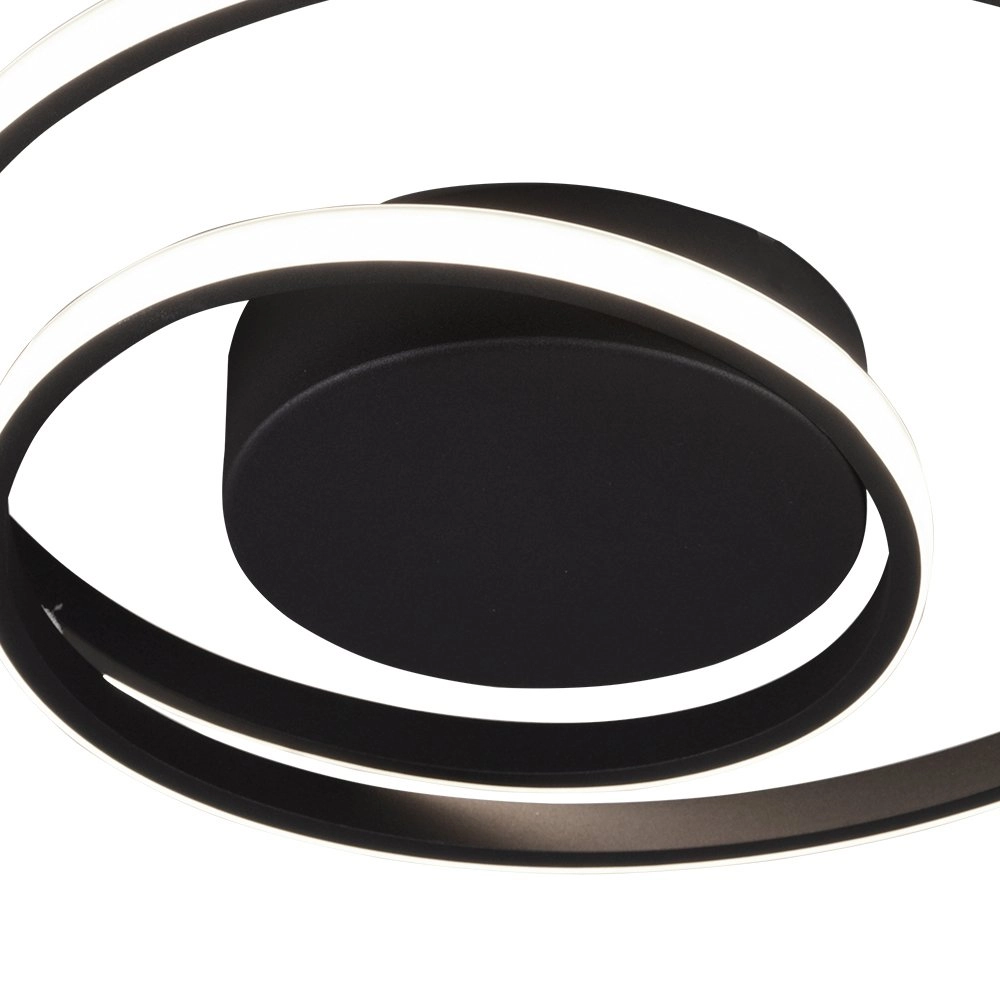 Plafonnier moderne Zibal Ø 39 cm Trio 4017807442137