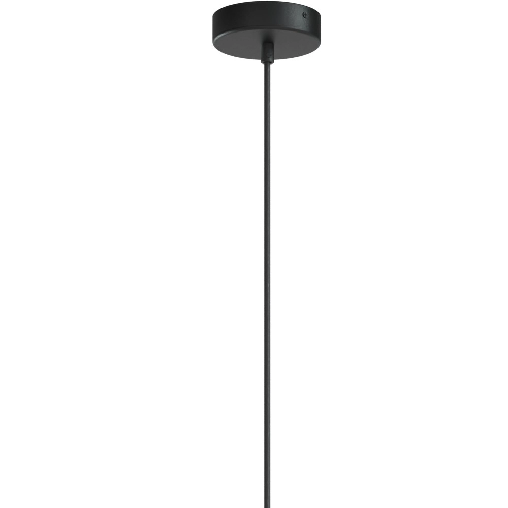 Lampe suspendue Lisbourg Noir avec capuche beige beige Masterlight