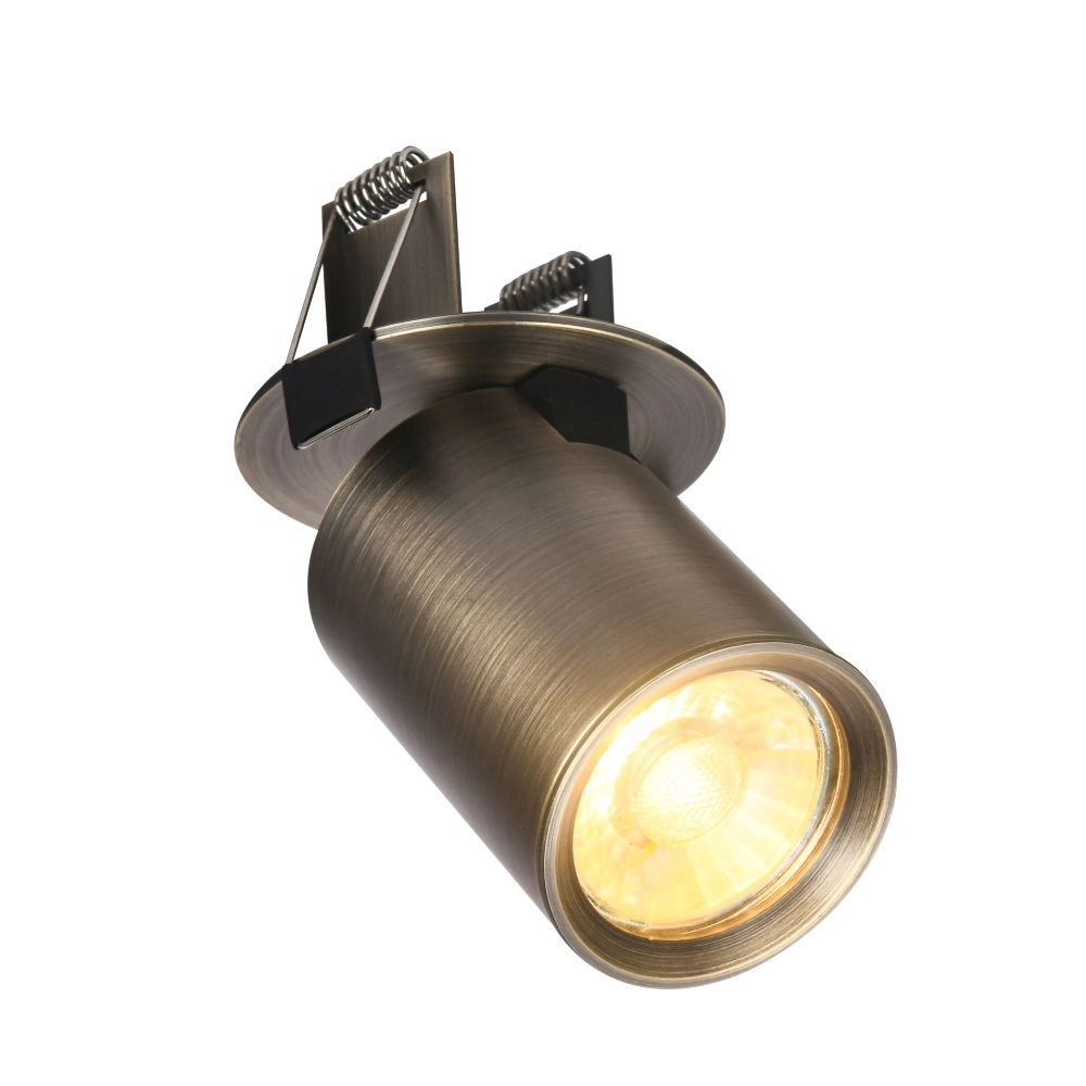Spot antique en bronze Parma en aluminium orientable