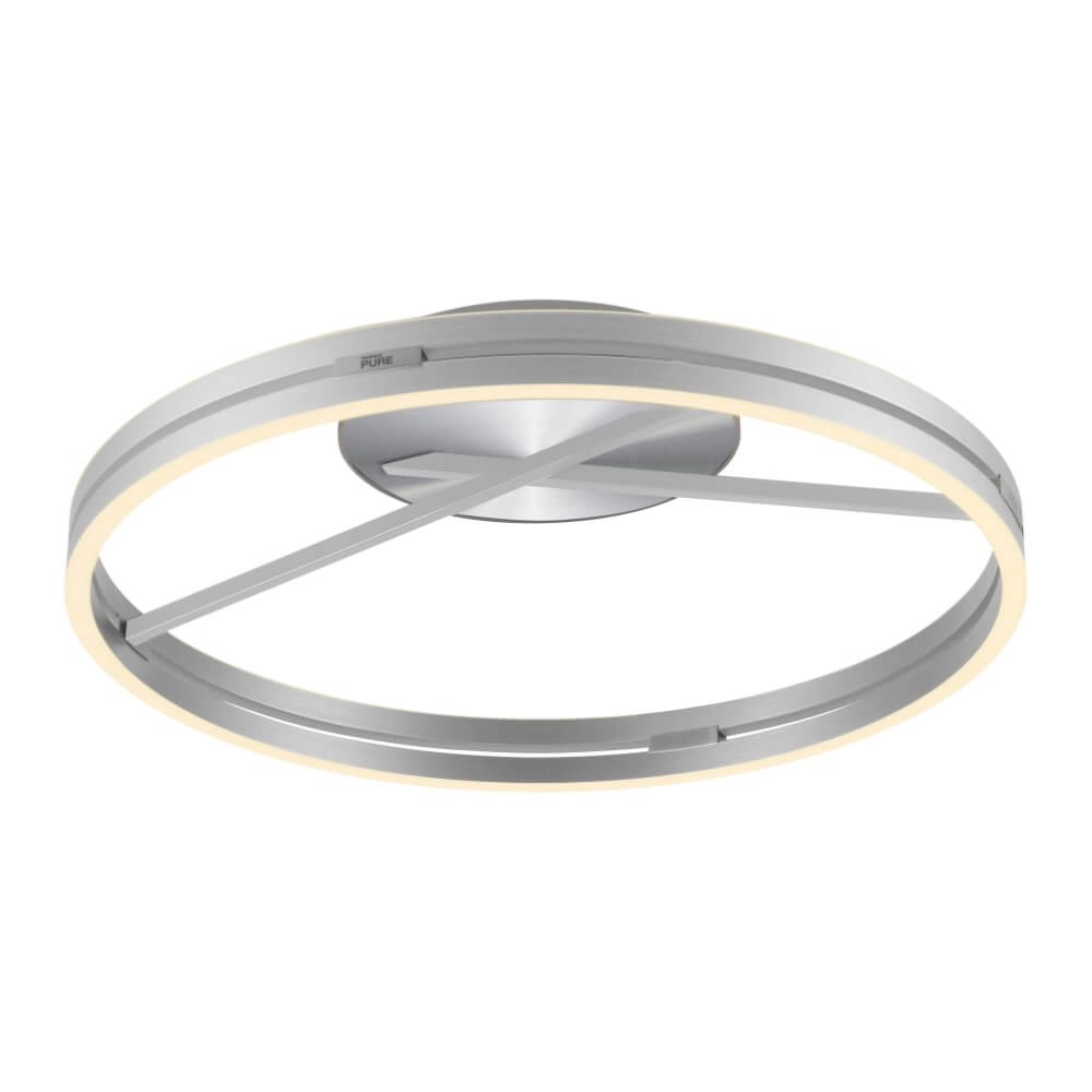 Plafonnier rond Pure Loop aluminium Plafonnier rond Pure Loop aluminium