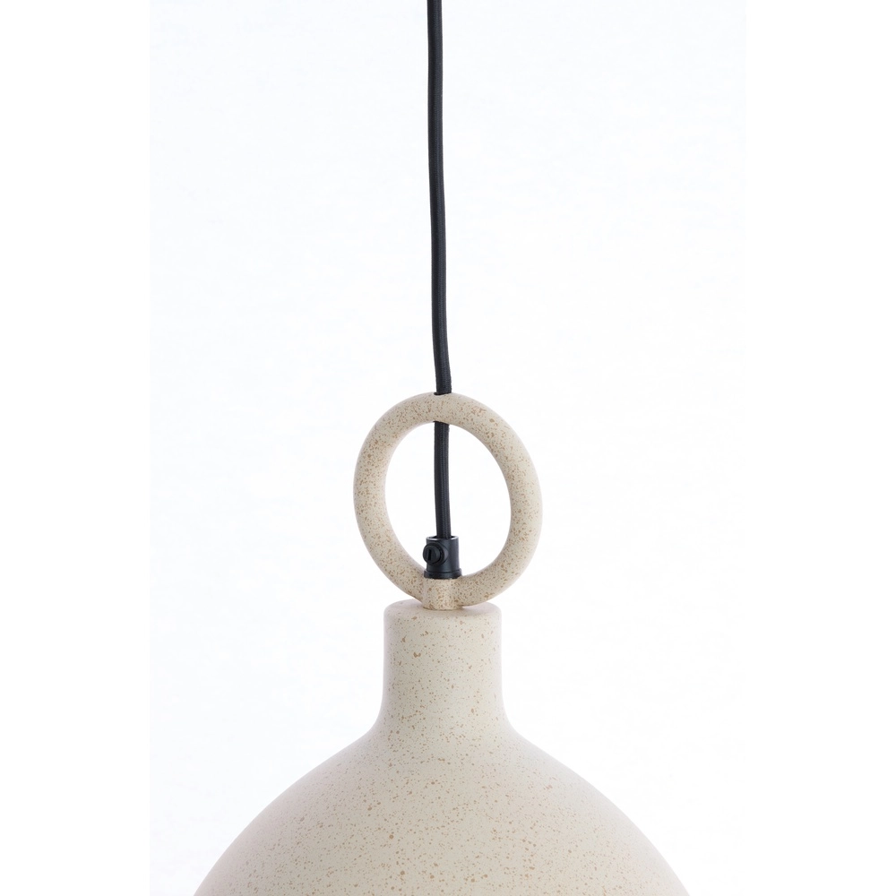 Lampe pendante en métal Rosero Ø 24 cm - brun sable Light & Living 8717807787653