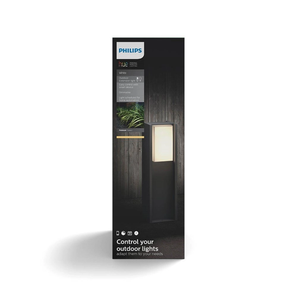Lampe d'extérieur sur pied Hue Turaco 40 cm anthracite Philips 8718696154472
