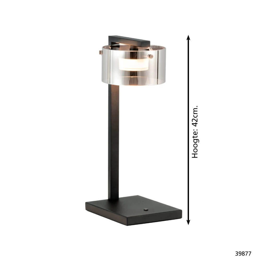 Lampe de table avec verre fumé Copillos Stars of Light 9002759398774
