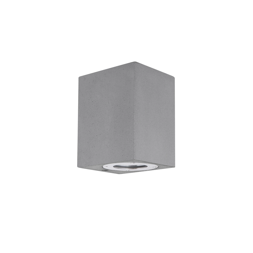Spot carré Fuento gris béton 12cm Lyora 5212017426871
