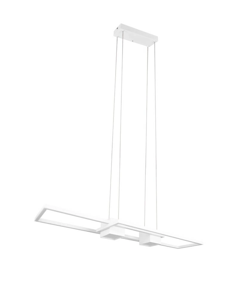 Lampe suspendue LED pour bureau Albany blanc Trio 4017807610338