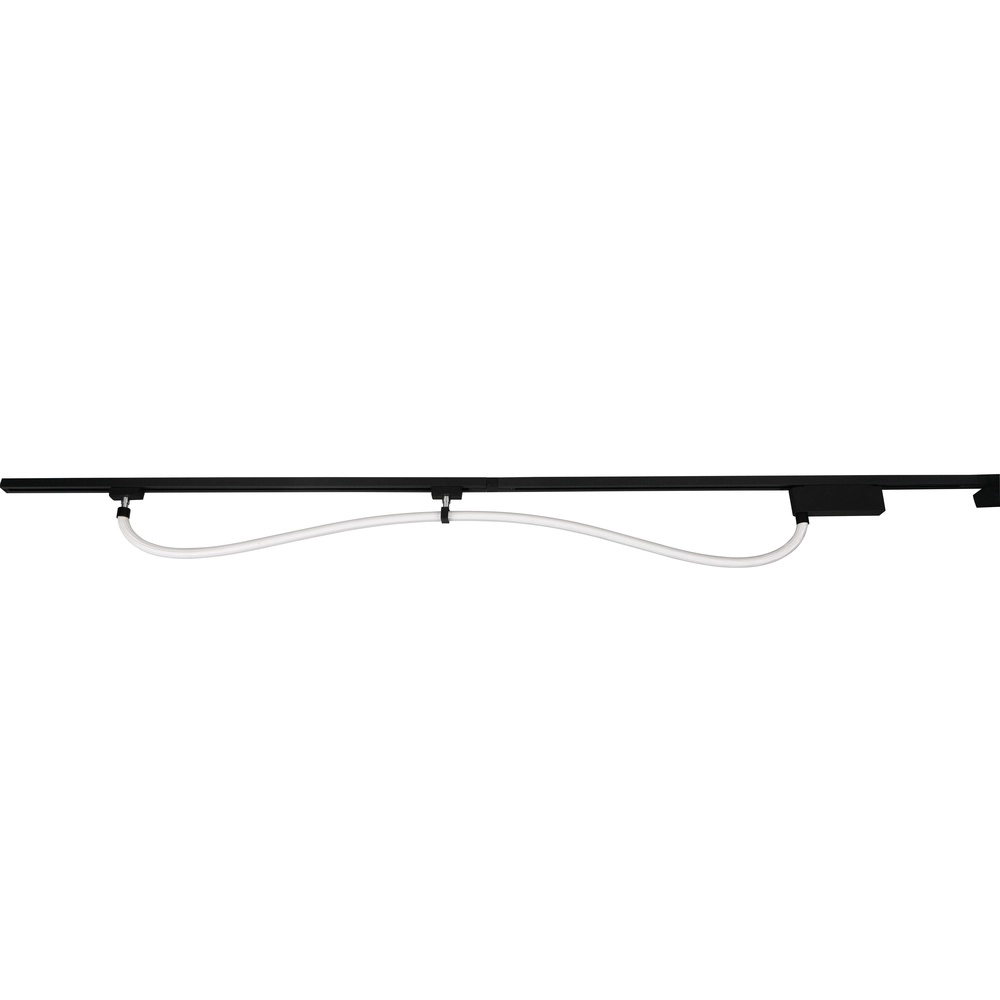 Tuyau d’éclairage sur rail Tube noir 160cm 2 phases Trio 4017807667431